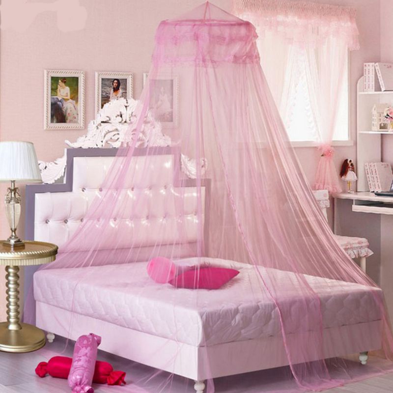 

Mosquito Net Double-layer Lace Round Account High-end Encryption Nets Dome Super Soft
