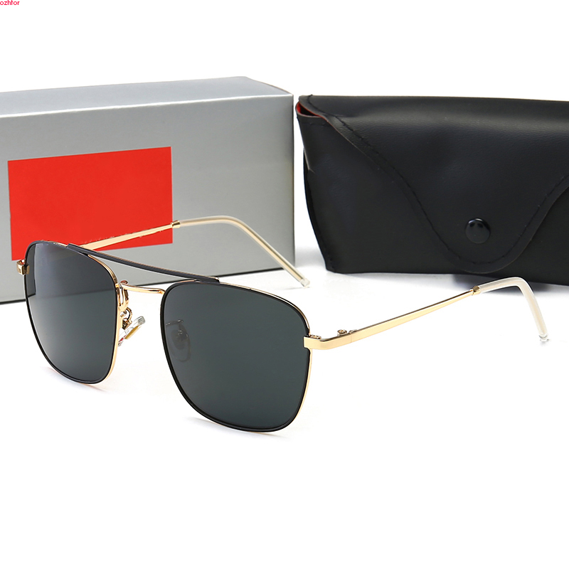 

3588 Excellent Quality Plank Sunglasses Black Frame Metal hinge Sunglasses Fashion Mens Sun glasses Womens glasses Designer unisex glasses