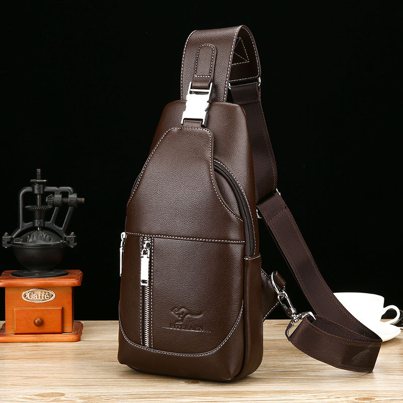 Compra Canguro Para Hombre Ocasional Del Hombro Del Bolso Para Hombre Del  Bolso De Corea Del Pecho Bolsa De Mensajero De Moda Mochila De Cuero En El  Pecho Deportes Generación De Modelos De Explosión Barato | Entrega Rápida Y  