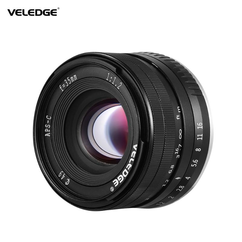 

VELEDGE 35mm F1.2 Super High Resolution Large Aperture Standard Camera Prime Len MF Len for Sony E-Mount for Sony A7III A9 NEX 3
