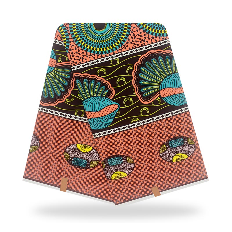 

African Fabric 2020 New Design 100% Cotton Print Fabric Nigeria Anraka Real Wax