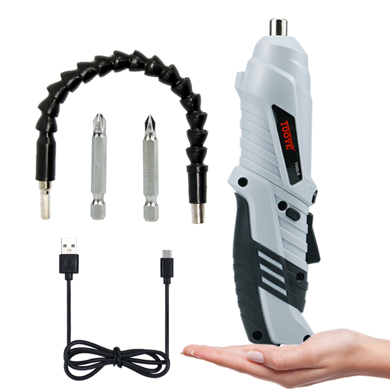 

Electric Screwdriver Power Tool Set Flexible Shaft Cordless Mini Electric Screwdriver 3.6V Rechargeable Set