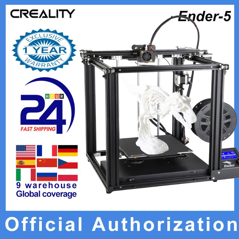 

Ender-5 3D printer High precision Large size Mainboard Cmagnetic build plate,Power off resume easy build Creality 3D ender 5