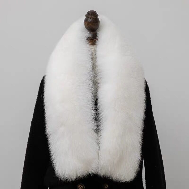 

CX-S-191C Garment Accessory Winter Luxury Scarves Big Fur Collar Fur Scarf for Women