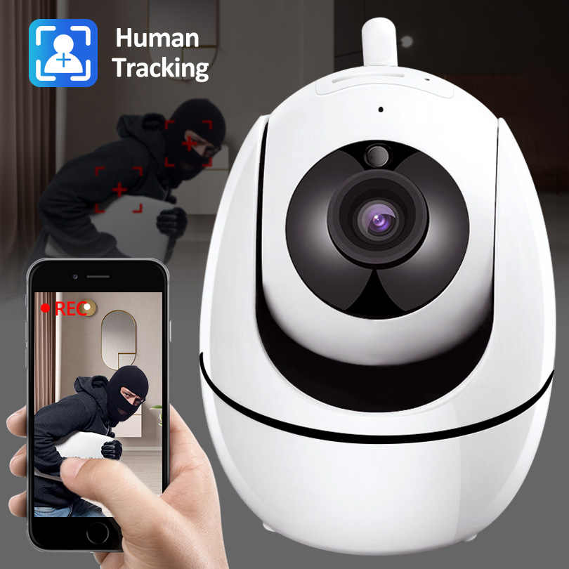 

Wireless IP Camera Wifi IP CCTV Camera Wifi Mini Network Video Surveillance Auto Tracking Camera IR Night Vision
