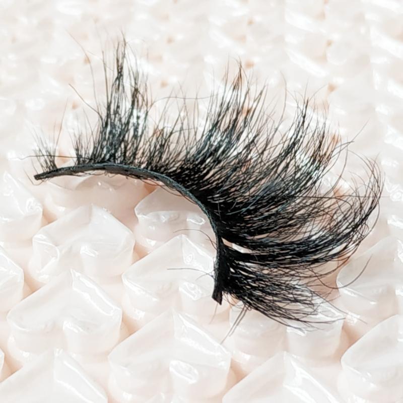 

HEXUAN Mink Lashes 5D False Eyelashes 100% Cruelty free Lashes Handmade Reusable Natural Eyelash wispy False Makeup