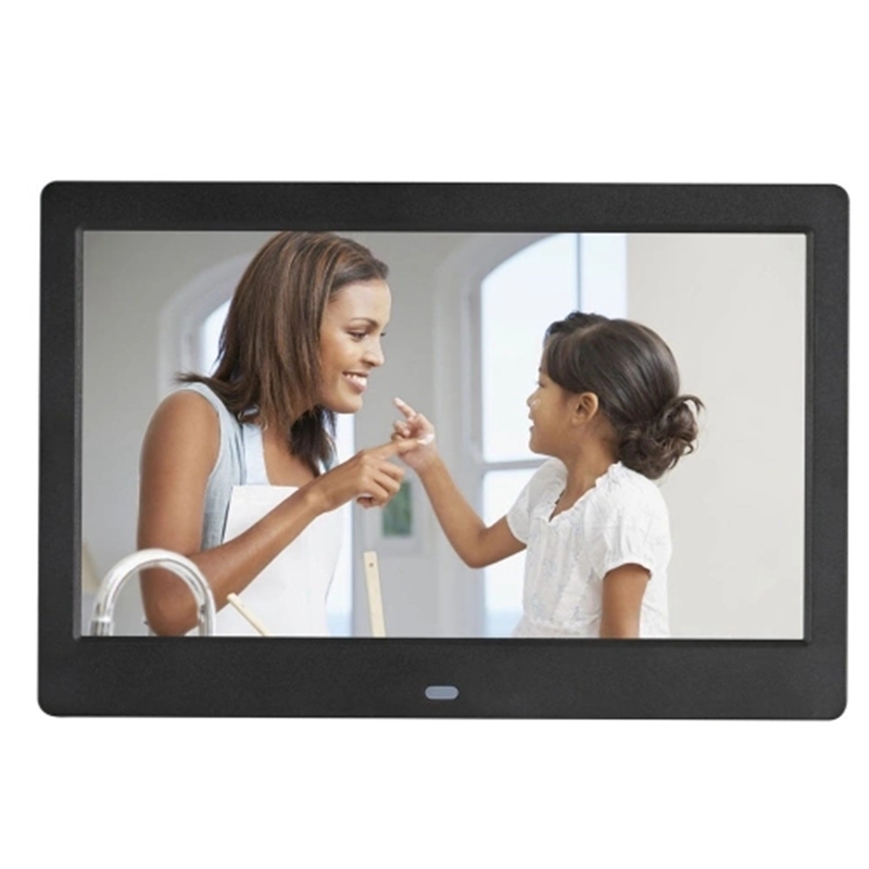 

SJD-1003 10 Inch LEDs Digital Photo Frame 1024 x 600 H-D Sn Desktop Display Ie MP4 Video MP3 o Clock Calendar w