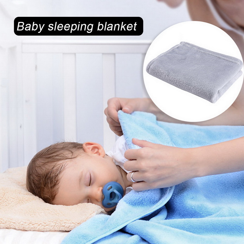 

100x170cm Soft Warm Blanket Solid Color Winter Couch Cover Bed Sofa Machine Wash Bedspread Children's Blanket 1pc