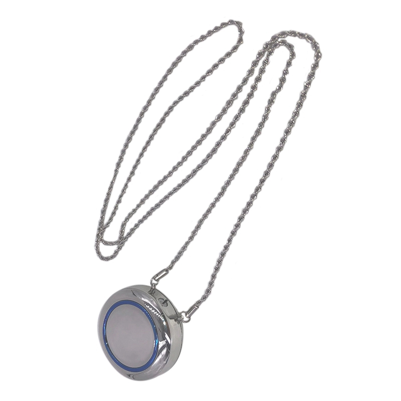 

Air Purifier Usb Portable Personal Necklace Negative Ion Air Purifier Freshener Silver