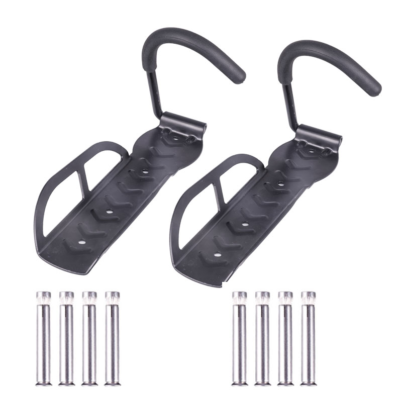 

Deemount 2PCS/Lot Heavy Duty Wall Mount Hook MTB Road Bike Storage Fixed Hanging Rack Bike Support Stand Bracket Holder