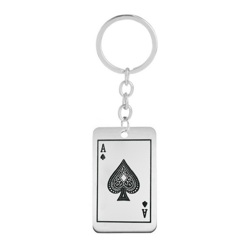 

Fashion Hip Hop Necklace European and American Men Women Necklaces Personality Playing Card Pendant Couple Jewelry