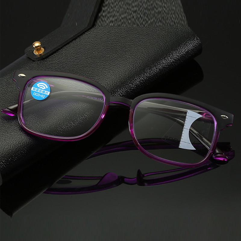 

2020 Leesbril Retro Look Far And Near Anti-blue Women Progressive Multifocal Reading Glasses +0.75 +1.25 +1.5 +2.00 +1.75 To +4