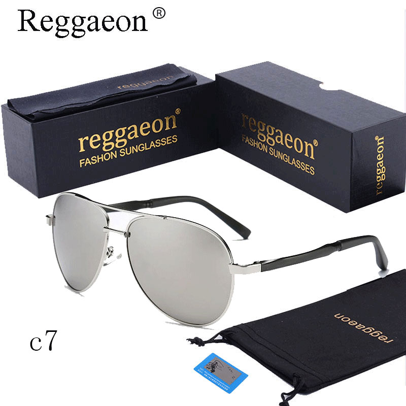 

2020 classic reggaeon Brand Design Hot Sunglasses Men Polarized UV400 Eyes Protect Sports Coating Sun Glasses Google Pilot 1306