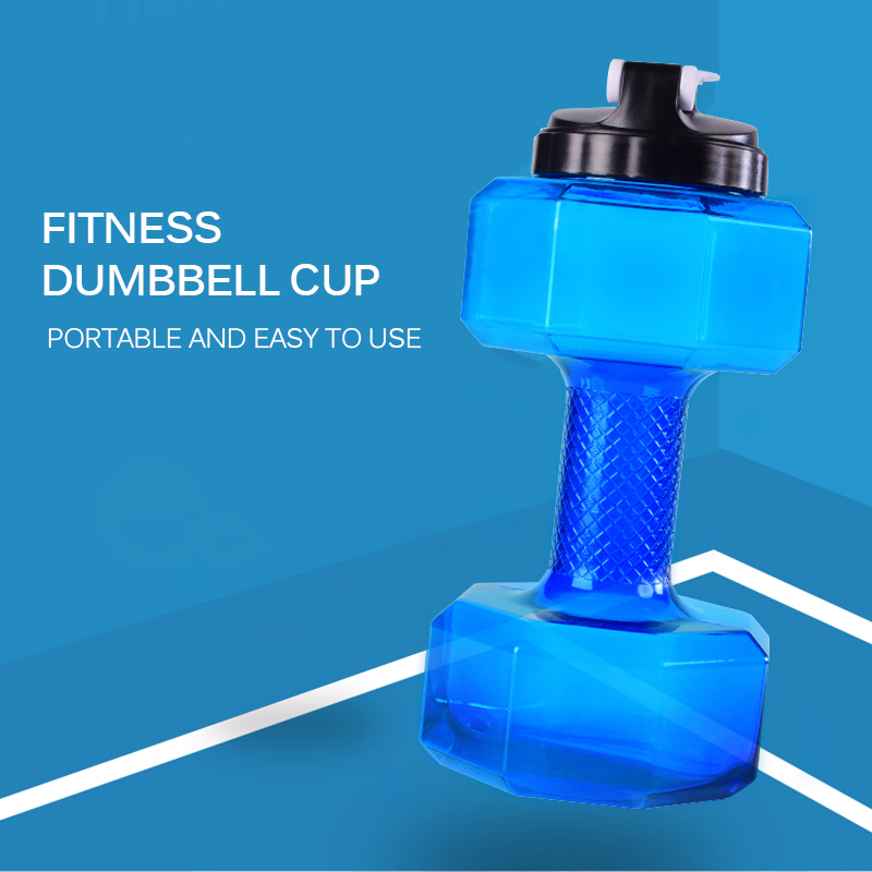 

Dumbbells Plastic Big Large Capacity Gym Sports Water Outdoor Fitness Bicycle Bike Camping Cycling Bottle Fitness For Men Gym, Black