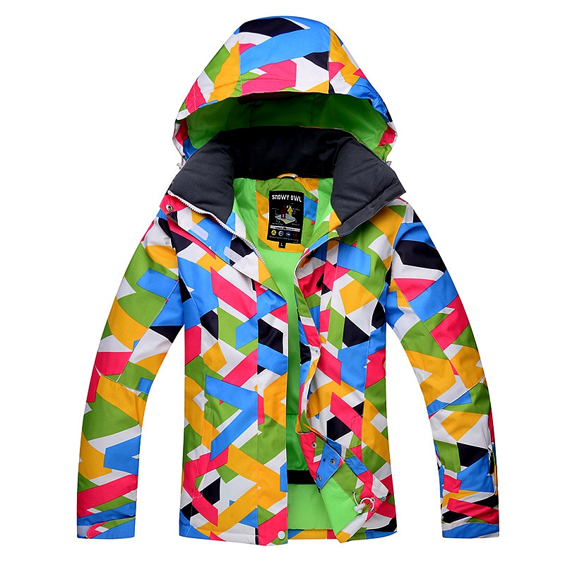 

Winter Women' Ski Jacket High Quality Waterproof Windproof Skiing Snowboarding Ski Jackets Female Snowboard Coat Rain Jacket, As pic