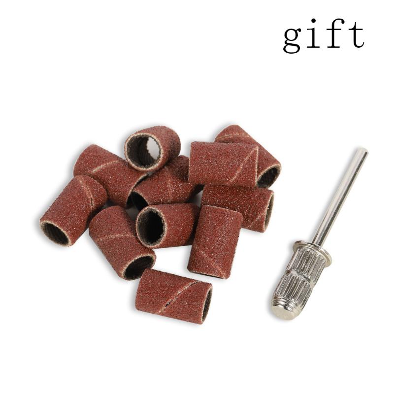 

TP 100Pcs/Pack #80 #120 #150 #180 Sanding Bands Manicure Pedicure For Nail Electric Drill Machine Grinding Sand Ring Bits
