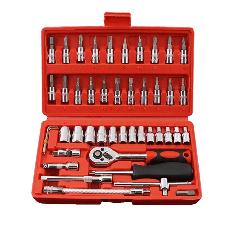 

Socket Wrench Tool Car Repair Professional Protective Sleeve Connecting Rod Ratchet