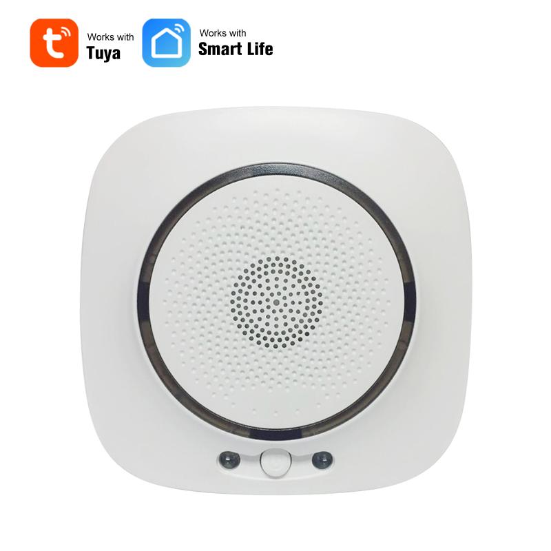 

WIFI Gas Detector Household Combustible Gas Leak Detector Natural Liquefied Petroleum Leak Tester Sniffer w/ Sound Alarm APP