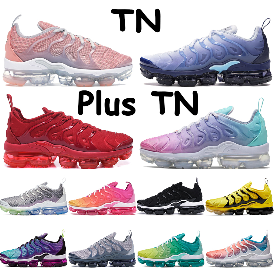 

TN plus running shoes men women sports trainers triple black red white game royal bleached coral pure aqua lemon lime mens sneakers, 03. triple red