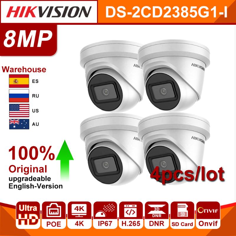 

Hikvision Original IP Camera DS-2CD2385G1-I 8MP Network CCTV Camera H.265 CCTV Security POE WDR SD Card Slot