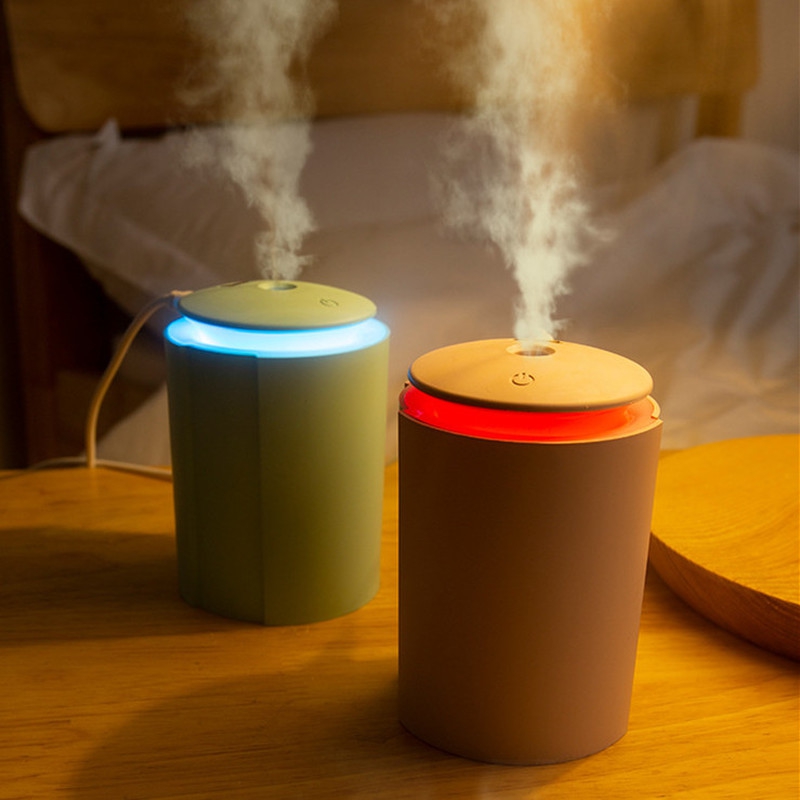 

Home USB air purifier humidifier LED backlight gift Mini air humidifier aroma diffuser