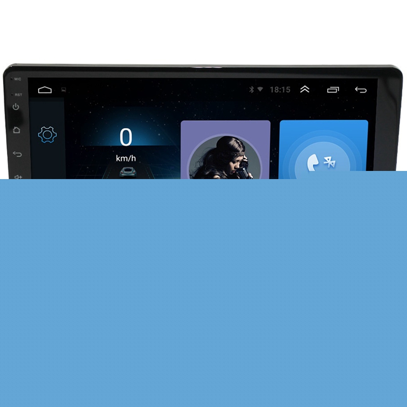 

10.1 Inch Android 8.1 Quad Core 2 Din Car Press Stereo Radio Gps Wifi Mp5 Player Us