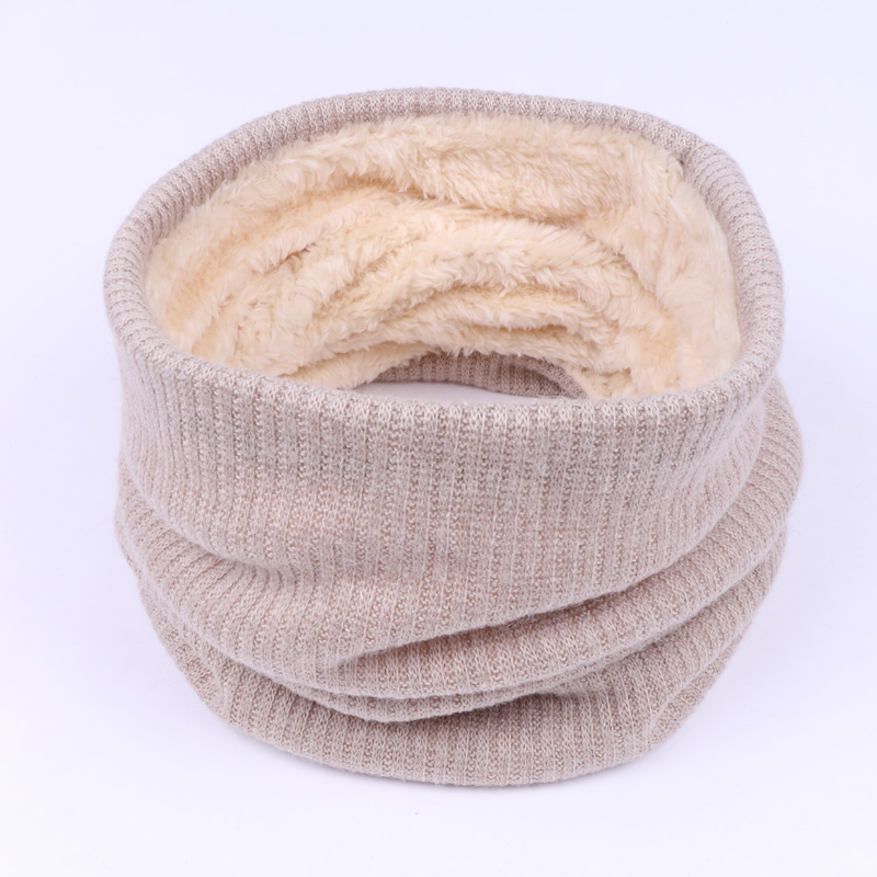

2020 Fashion Winter Scarf For Women Solid Color Thickened Wool Collar Scarves Men General Kids Scarf Neck Cotton Unisex