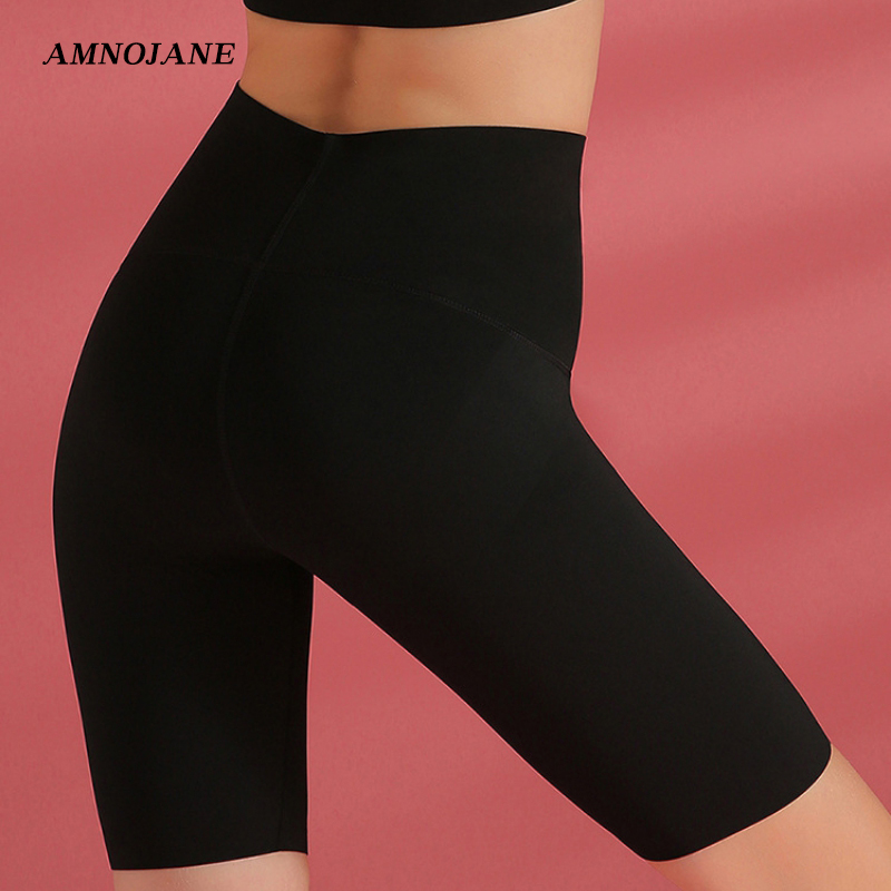 

Gym Joga Seamless High Waist Leggings Athletic Running Shorts Women Sport Woman Workout Shorts Biker Fitness Clothing Short Yoga, Ankle length