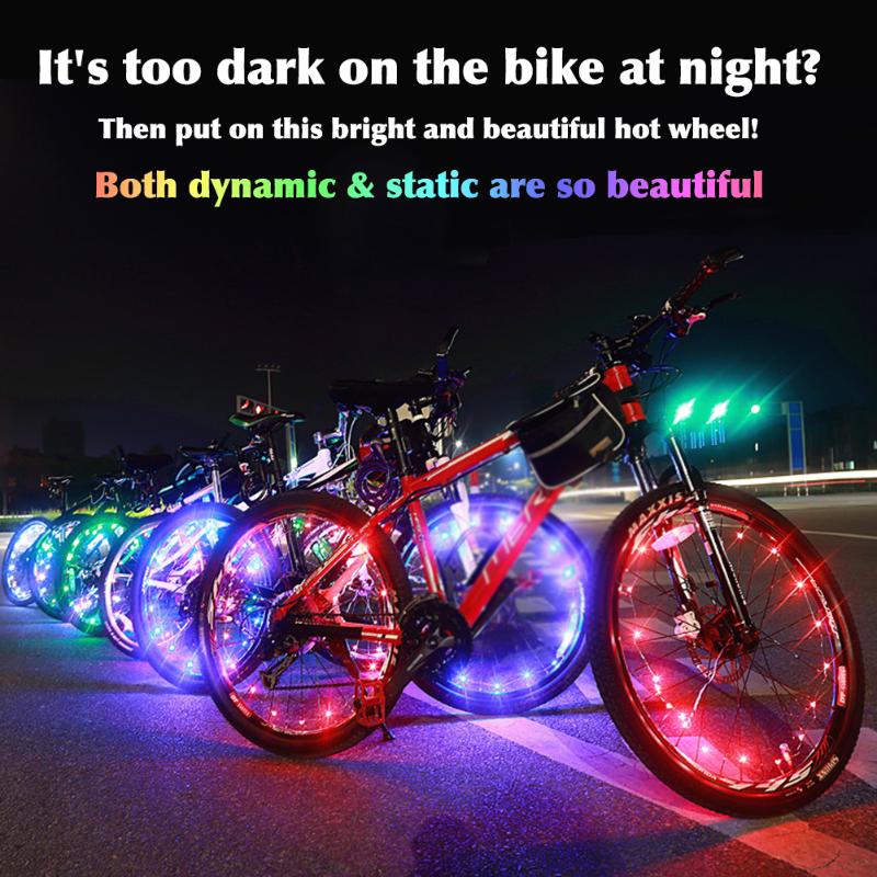 

Waterproof Ultra Bright Tire Accessories Flash Spoke Safety Styling Universal Led Bicycle Wheel Light Mountain Bike Warning