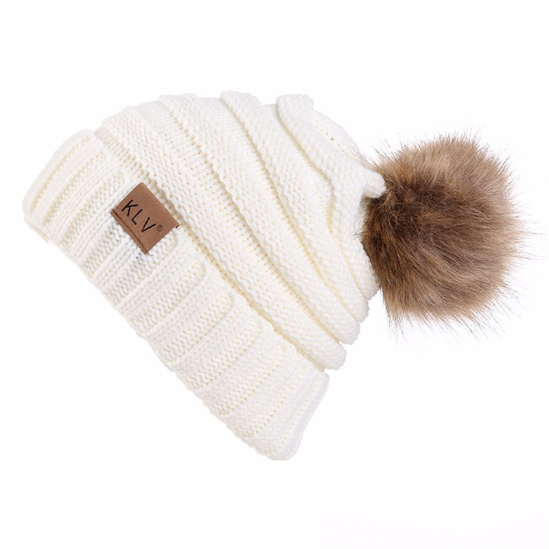 

Beanie/Skull Caps Women's Girls Stretch Knitted Wool Crochet Hats With Label Messy Warm Hat Winter Cap Beanies O21, Black