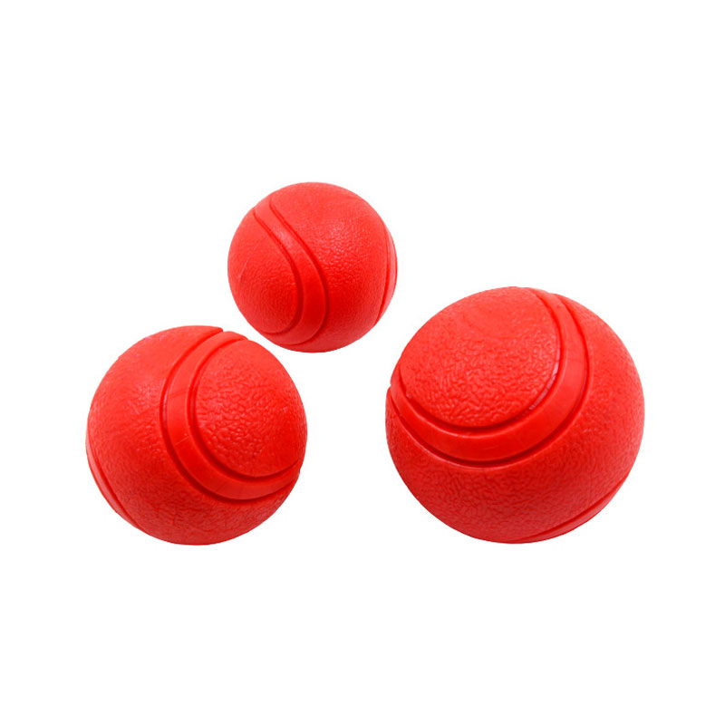 

New Arrival Indestructible Solid elastic Rubber Ball Pet Dog Cat Toy Training Chew Play Fetch Bite Toys For Outdoor Sports