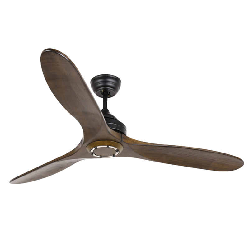 

52 Inch Wooden Ceiling Fan Dc Remote Control Decorative Wood Ceiling Fans Without Light Fan Lamp 220V Ventilador De Techo