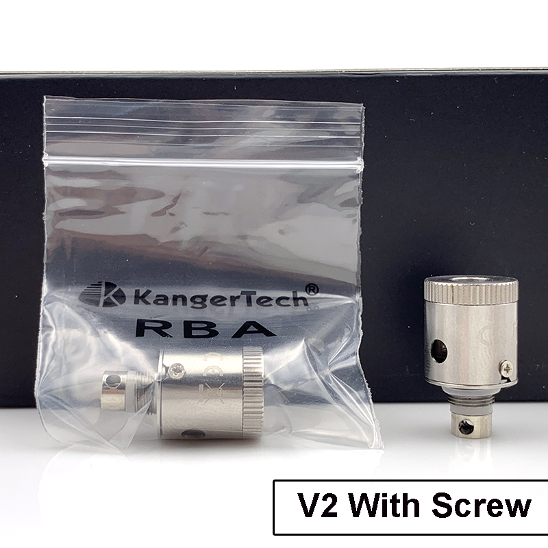 

Original Kangertech RBA V2 With Screw Version Plus DIY Coil for Kanger RBA Vape Subtank Toptank Mini SSOCC Coil Atomizer