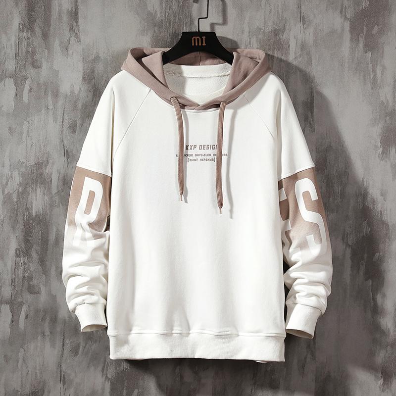 

2020 Autumn Spring Patchwork Hoodies MEN'S Sweatshirts Hip hop Punk Streetwear Casual Pullover kg-115, Y182 1