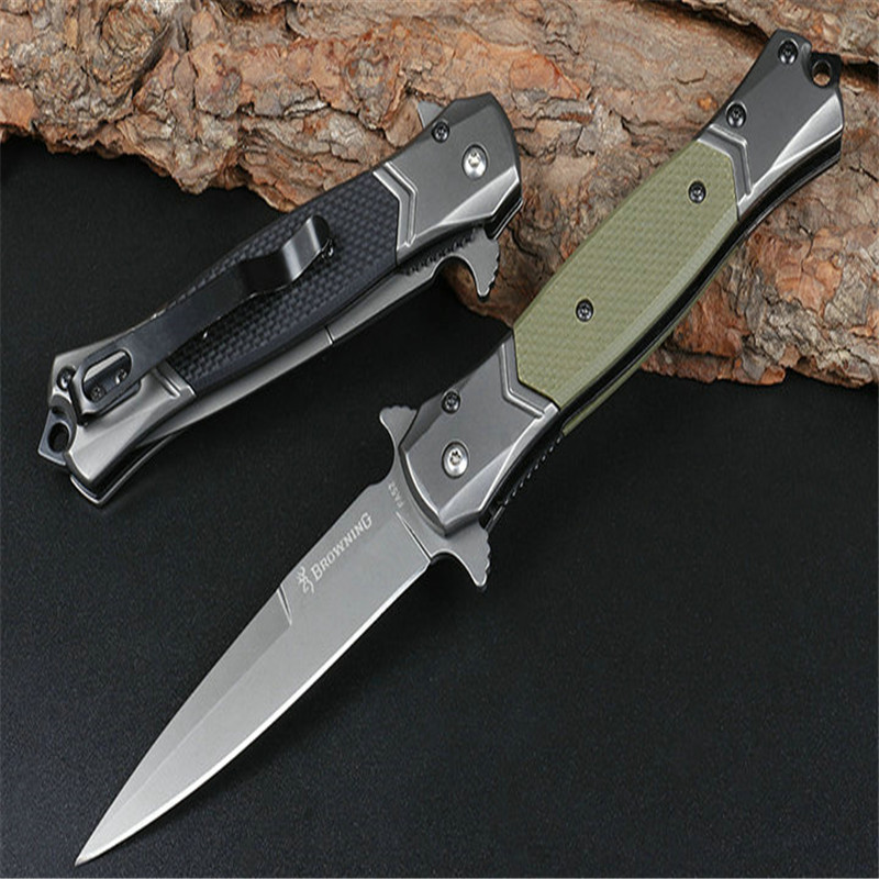 

FA52 quick opening folding knife (G10) 3cr13mov sharp Blade Tactical Folding Outdoor Camping Survival EDC tool BM42 BM47 BM49 BM940 BM943