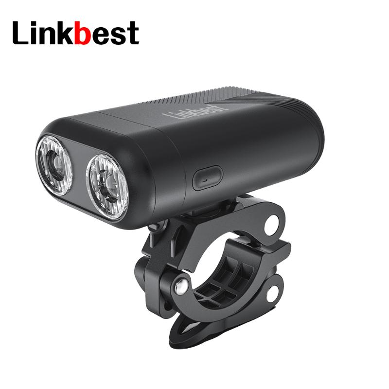 

Linkbest 600 Lumen USB Rechargeable Bicycle Light Ultra-compact Safety-3000mAh Battery-Waterproof- Fits ALL Bikes