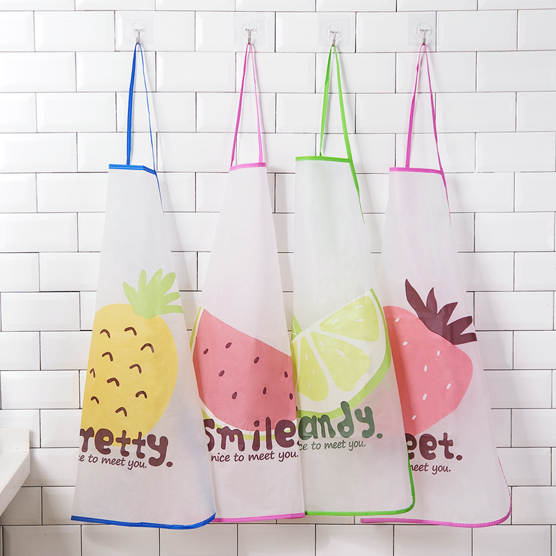 

Apron For Women Gifts Prensts For Friends Fruits Printing Pinafore Kitchen Tool Kitchen Supplies Fashion Creative Cute Fun Apron