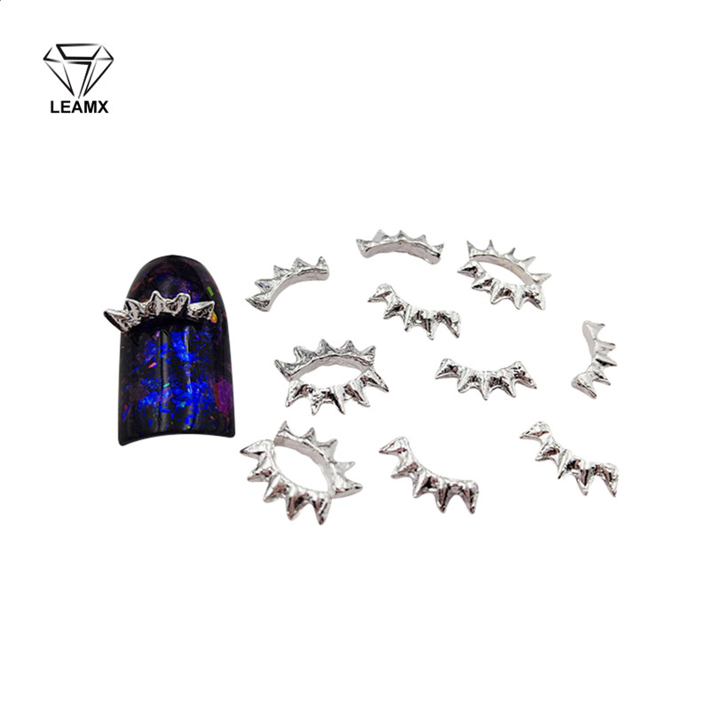 

50 PCS Nail Art Decoration Type 3D Eyelash Shiny Nails Manicure Decorative Charm Alloy Nail Stickers