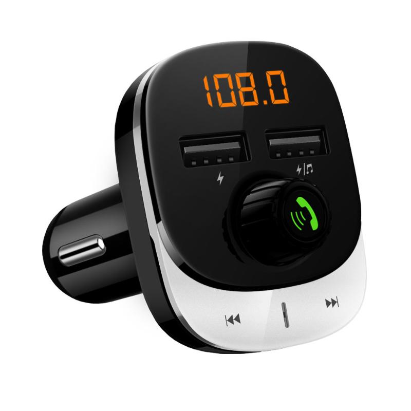 

Franchise Multifunction For BT Cigarette Lighter Power Car FM Transmitter MP3 Player Dual USB Charger Adapter Modulator #YL1