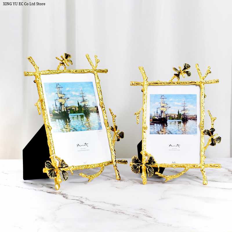 

Nordic Creative Decoration Metal Photo Frame 6 Inch 7 Inch 10 Wedding Photo Frame Picture Home Decoration Accessories