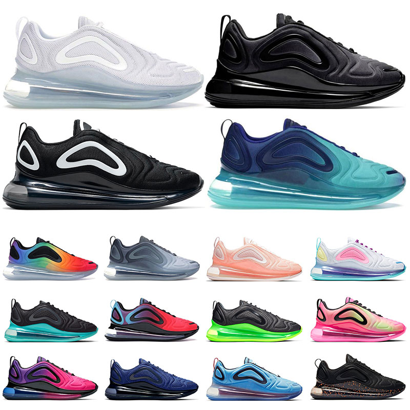 

2020 Mens Sneakers 720 Running Shoes Bubble Pack Volt White Black Oreo Pink Blast Nightshade Womens Sports Trainers Size 36-45, 16