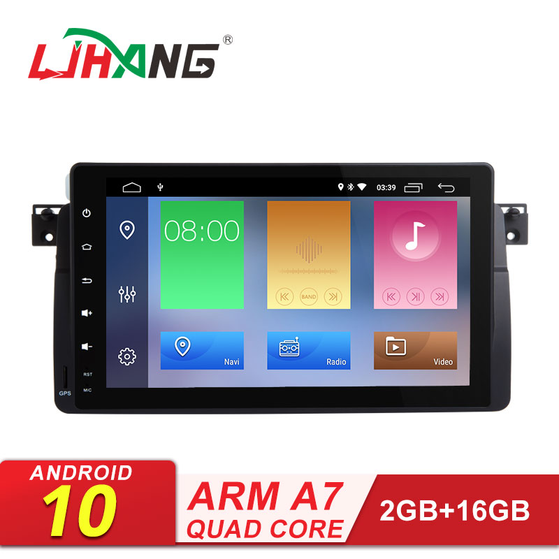 

LJHANG 9" Android 10 Car Multimedia Player For E46 M3 MG ZT Rover 75 320 318 325 GPS Navigation 1 Din Car Radio Stereo video