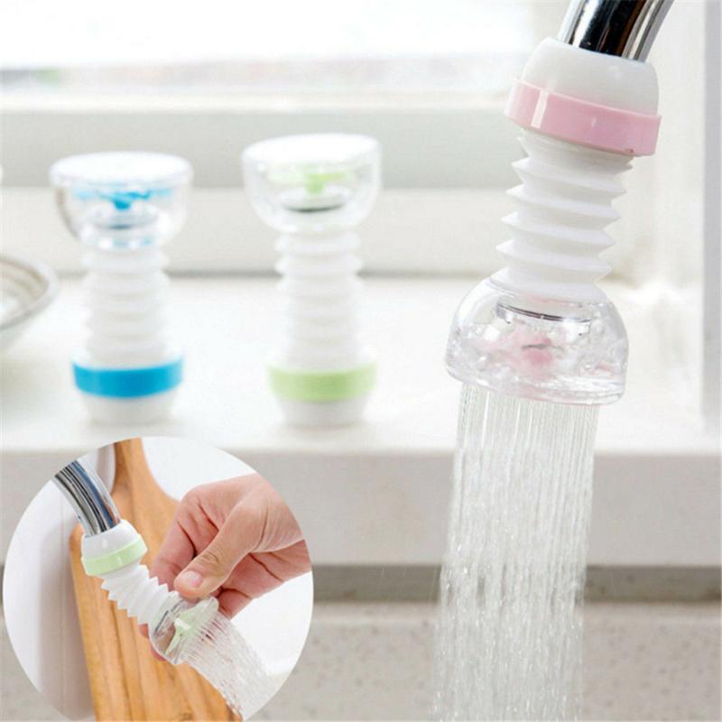 

360 Adjustable Flexible Kitchen Faucet Tap Extender Faucet Water Saving Anti-Splash Water Outlet Shower Head Filter Sprink