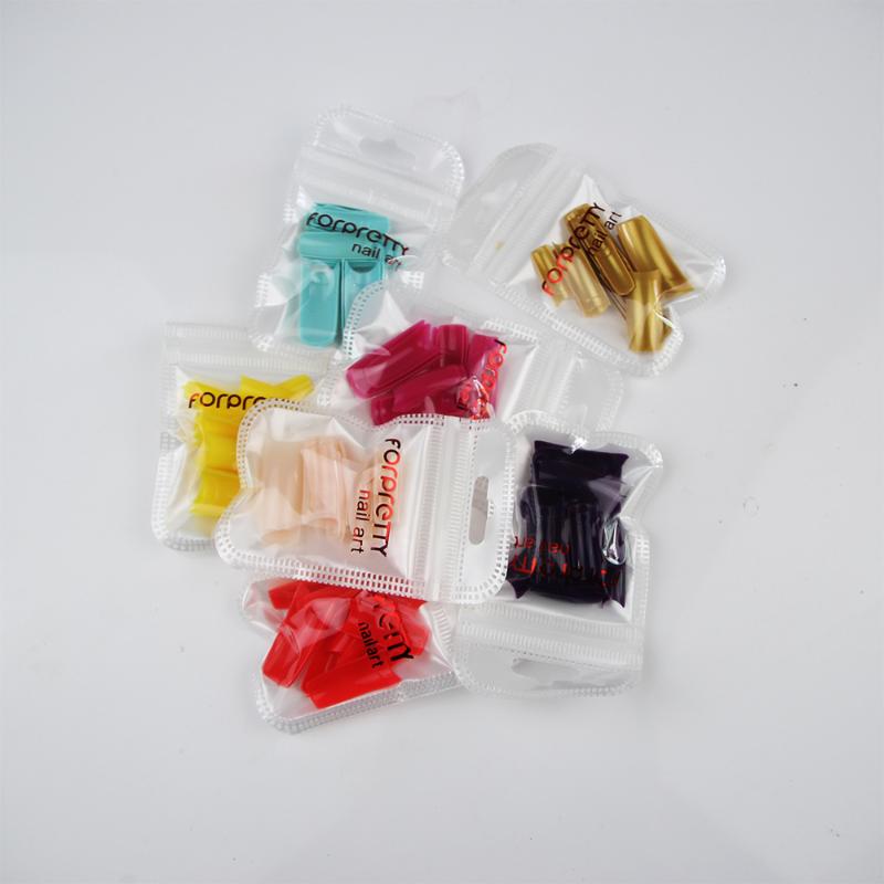 

Acrylic Art Artificial Kunstnagels Fake Nails French Faux Ongles Design Long False Tips Unhas Postica Unghie Finte Colors, Black