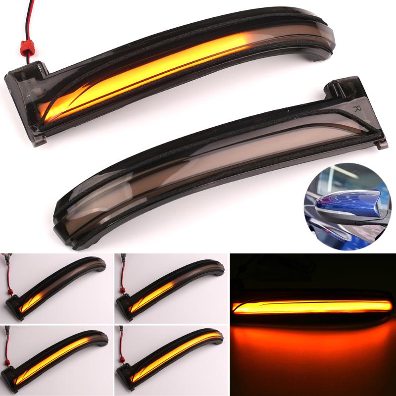 

2 pieces LED Dynamic Indicator Blinker Startup Breath Light For Lafesta 2020 2020 Flowing Water Blinker, As pic