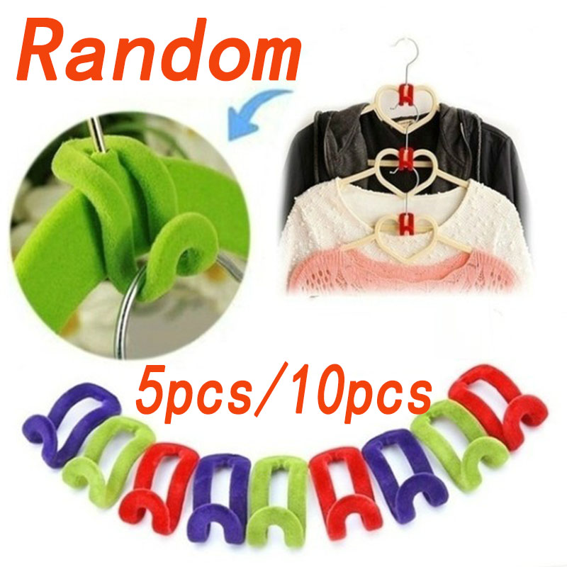 

Mini hook clothes hanger hook flocking clothes frame flocking garment shelf prevent the from slipping off