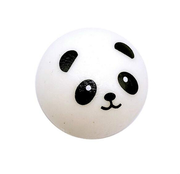 

7CM Squishy Panda Bun Stress Reliever Ball Slow Rising Decompression Toys PU Key Chains Key Chain Kids Toys