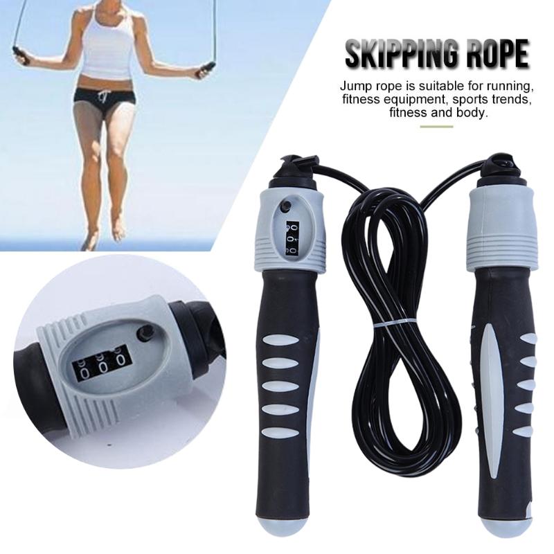

Sports Fitness PU Exercise Home With Counter Lose Weight Kids Adults Adjustable Length Jump Rope Portable Gym Indoor Outdoor