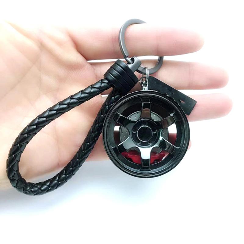 

For Key Ring Holder Auto Aluminum Wheels Rim Model Customize Logo Keyrings Car Key Chain Wheel For Keys Moto Pendant Keychain