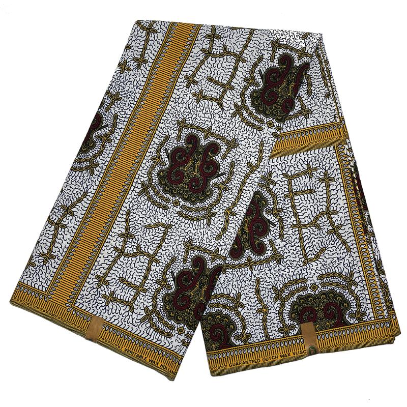 

African wax high quality New Ancara fabric 100% cotton bride wedding dress women's African fabric